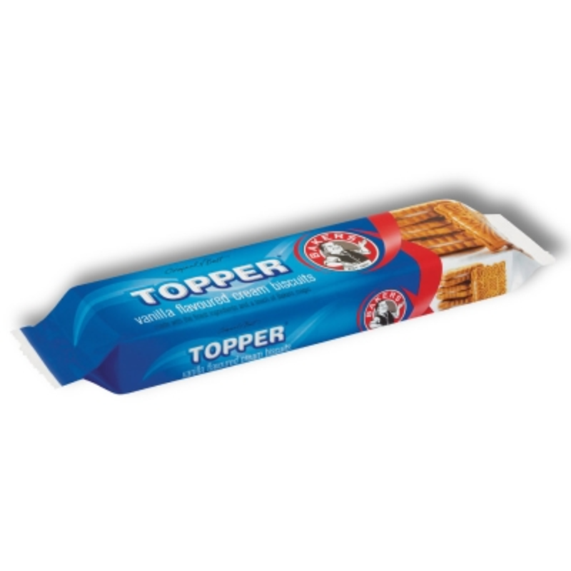 Bakers Topper Vanilla Cream Biscuit 125G